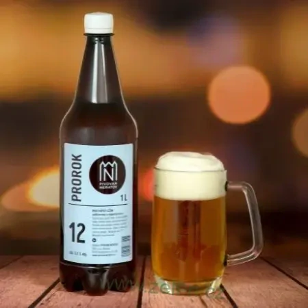 Pivo Prorok 12° světlé 1L sada 5ks | Pivovar Neratov