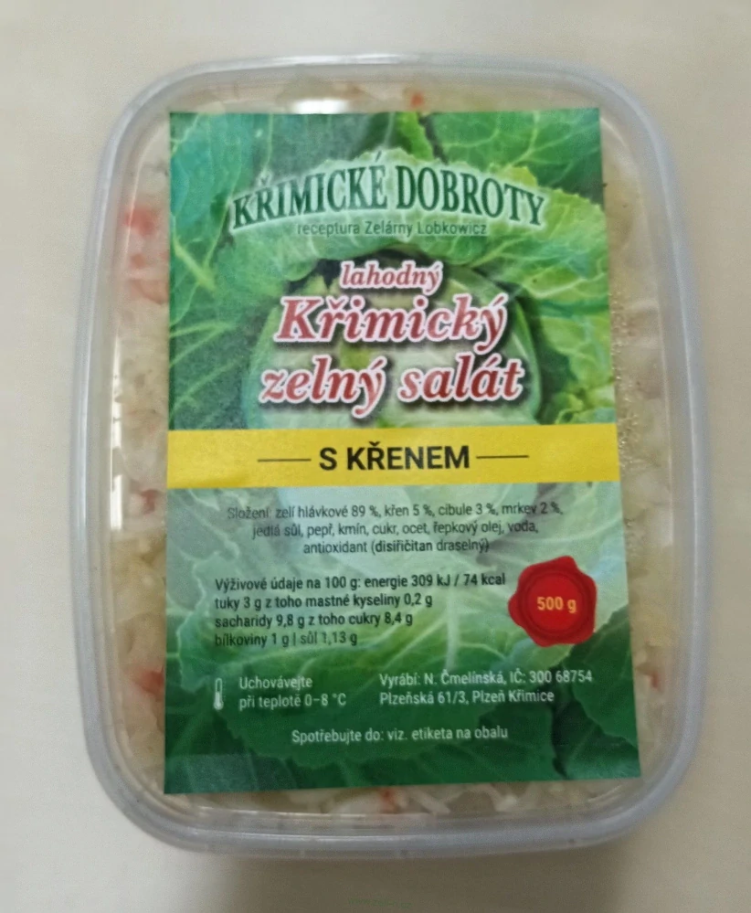 Křimický salát s křenem