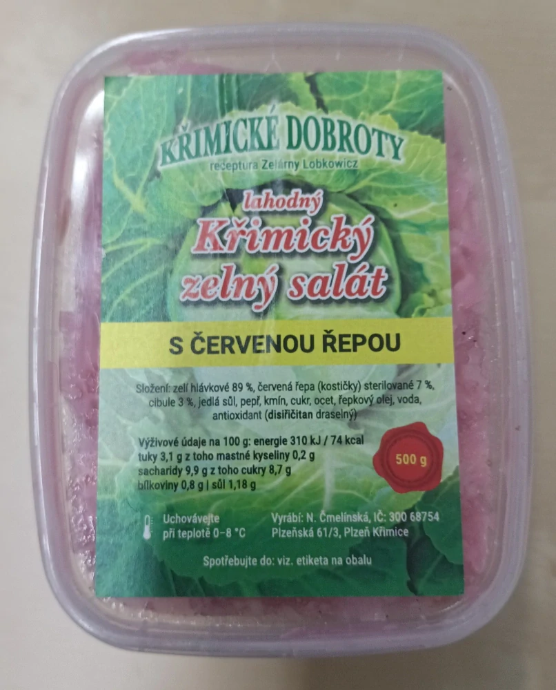 Křimický salát s červenou řepou