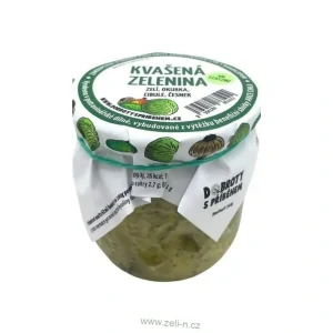 Kvašená zelenina - zelí okurka, cibule, česnek 340g