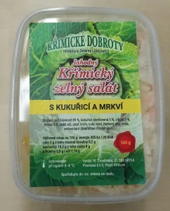 Křimický zelný salát s kukuřicí a mrkví 